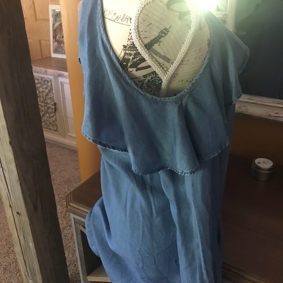 NWT Michael Kors Cold Shoulder Jean Dress XS - Picture 2 of 7